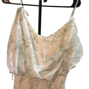 BIRDY GREY Floral Maxi Dress - White and Green